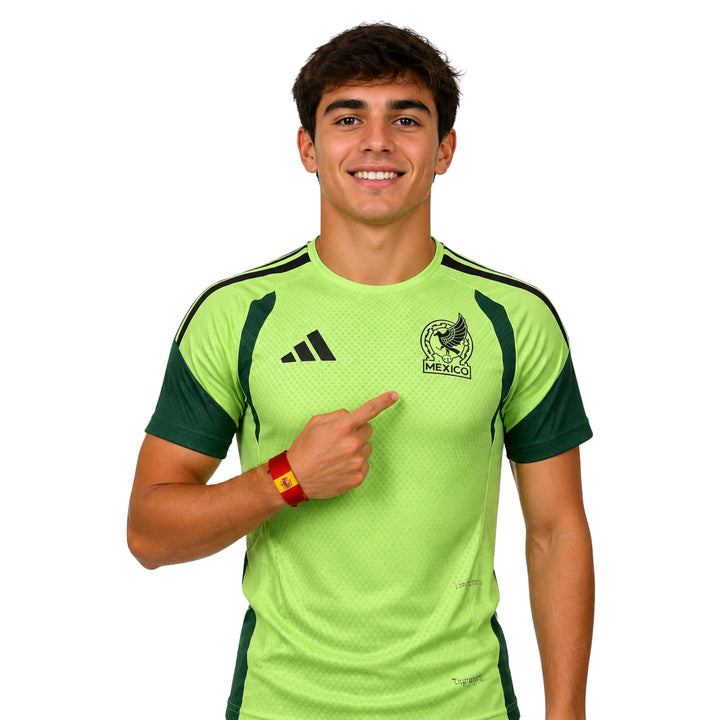 Mexique Entraînement 26/27 - Coupe du Monde 2026 - Version Joueur - Vert Fluo