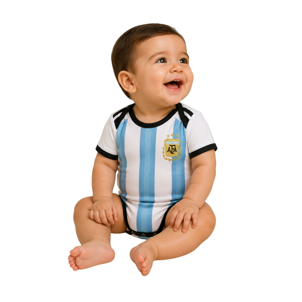 Argentine - Body Bébé Domicile 26/27 - Coupe du Monde 2026
