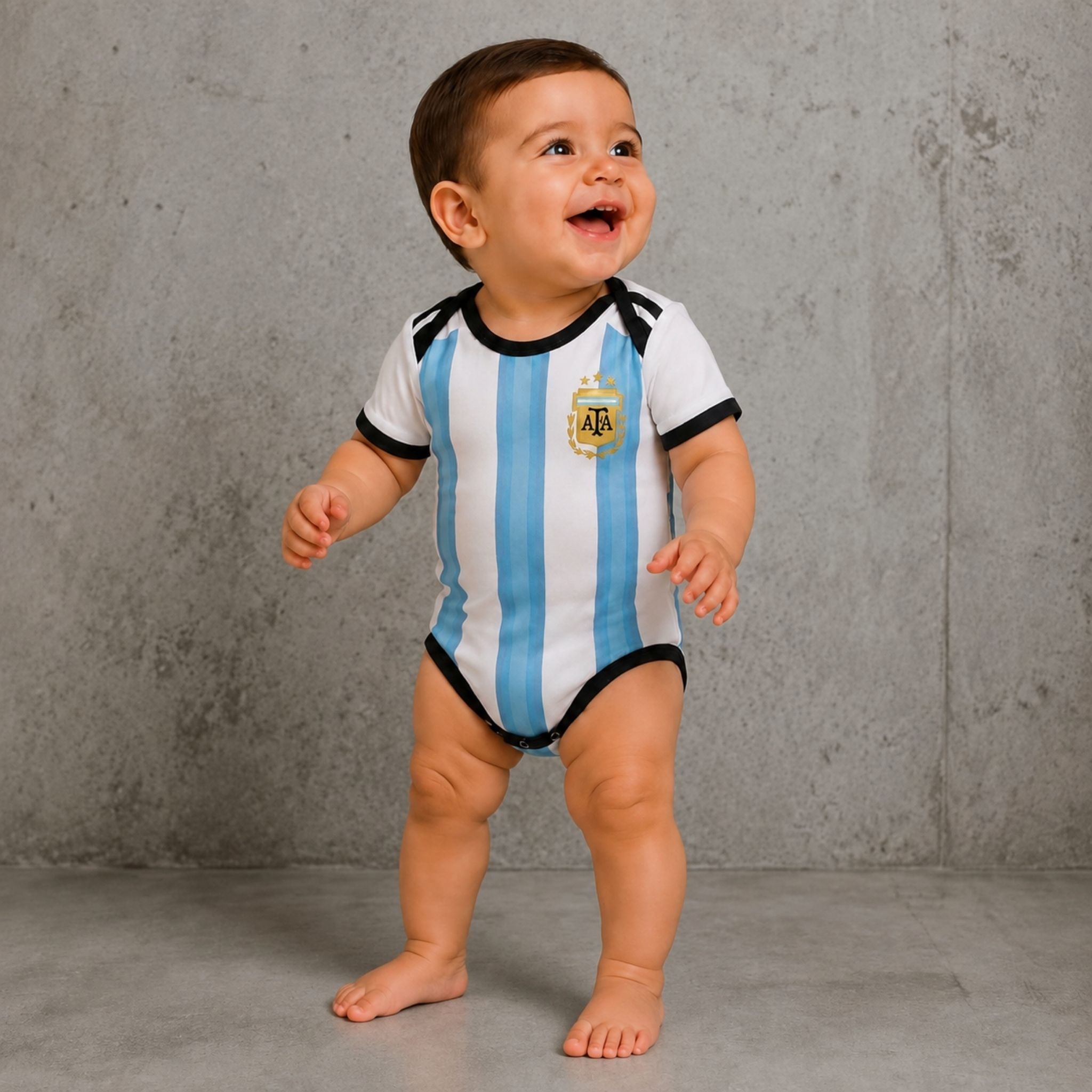 Argentine - Body Bébé Domicile 26/27 - Coupe du Monde 2026