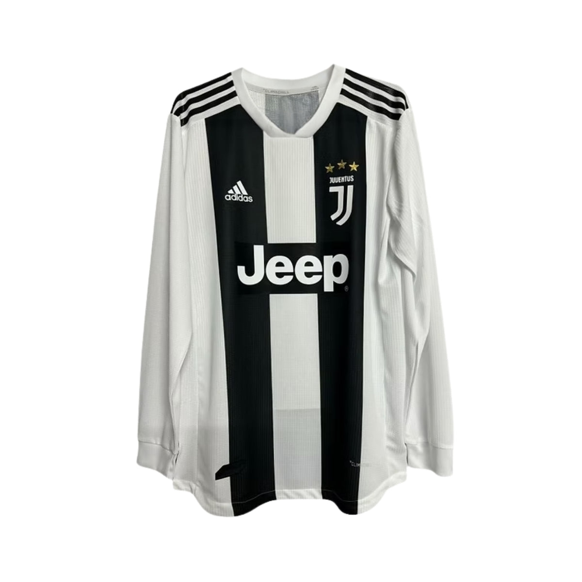 Juventus Domicile 18/19 - Manches Longues - Vue de face