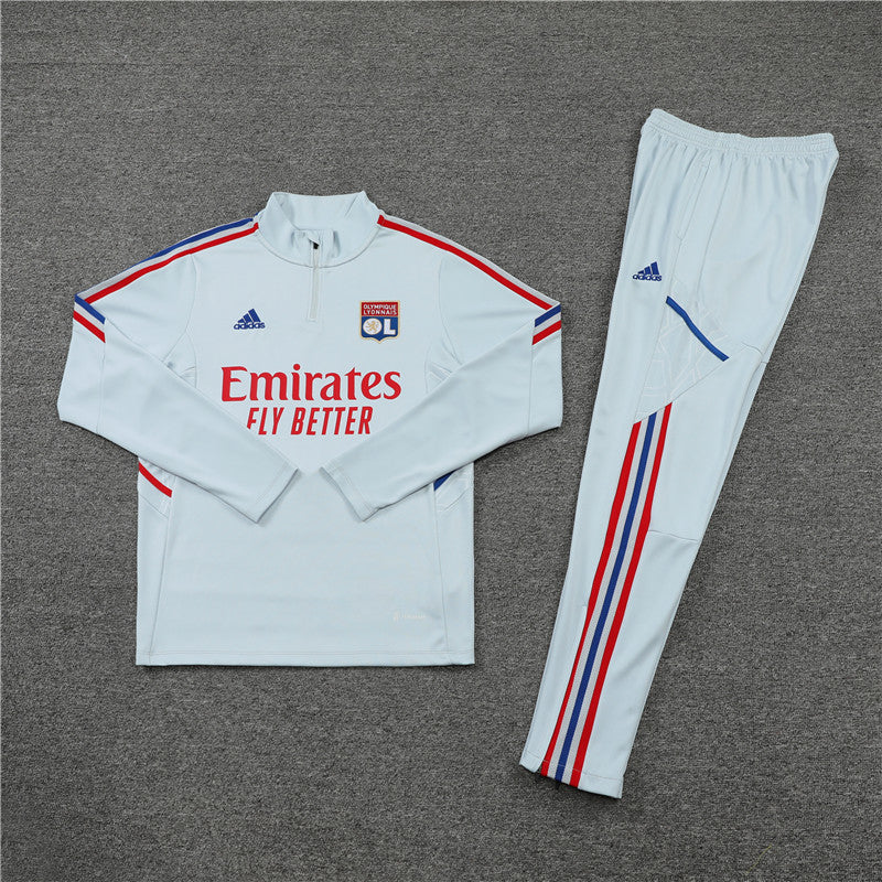 Olympique Lyonnais - Tracksuit - 1/2 Zip - Detail