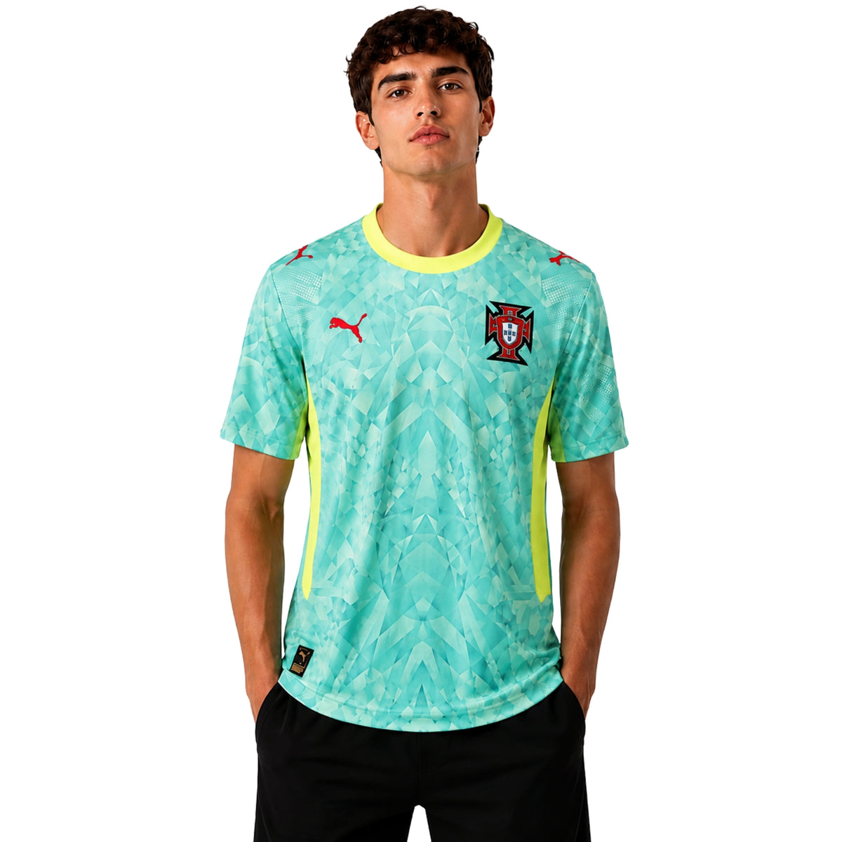Portugal Gardiens de But 26/27 - Coupe du Monde 2026 - Vert Clair et Jaune