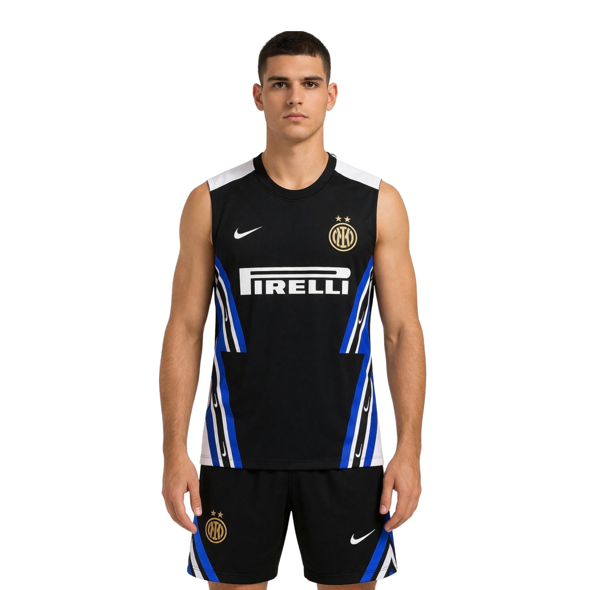 Inter Milan 25/26 - Équipement de Entraînement - Manches Cava - Vue de dos