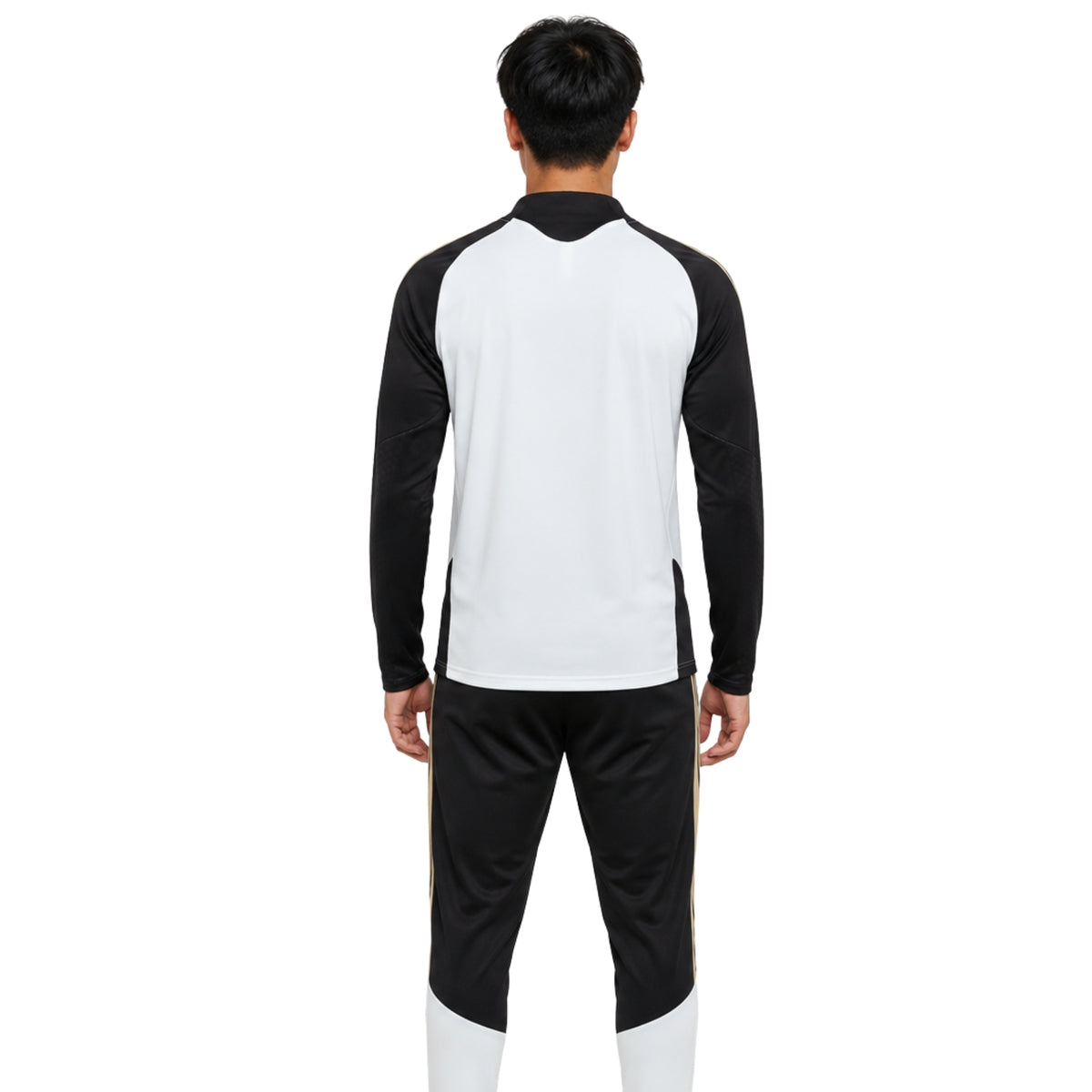 Flamengo 26/27 - Survêtement - 1/2 Zip - Blanc et Noir