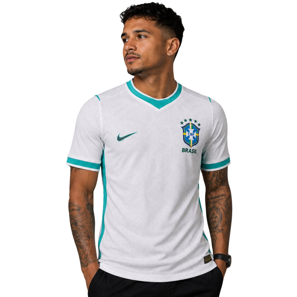 Brésil Édition Spéciale 26/27 - Coupe du Monde 2026 - Version Joueur - Blanc et Vert