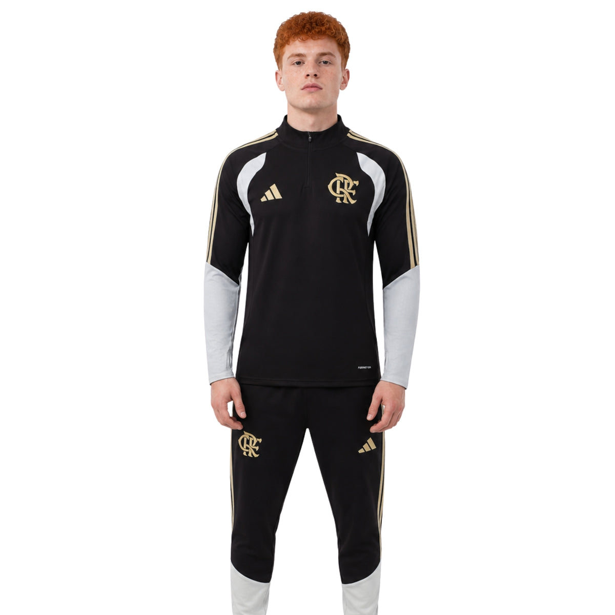 Flamengo 26/27 - Survêtement - 1/2 Zip - Noir et Gris