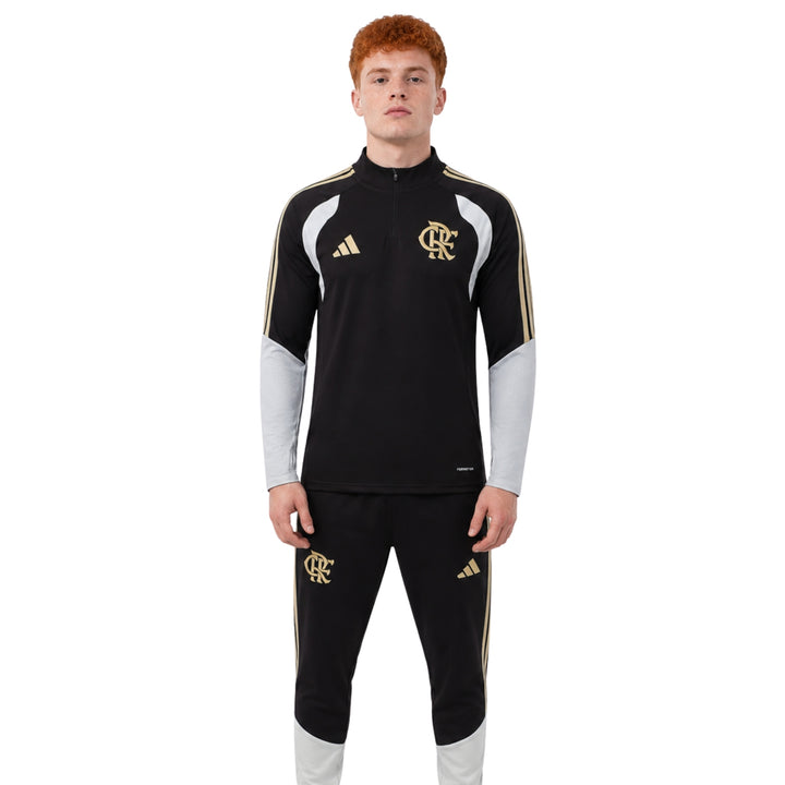 Flamengo 26/27 - Survêtement - 1/2 Zip - Noir et Gris