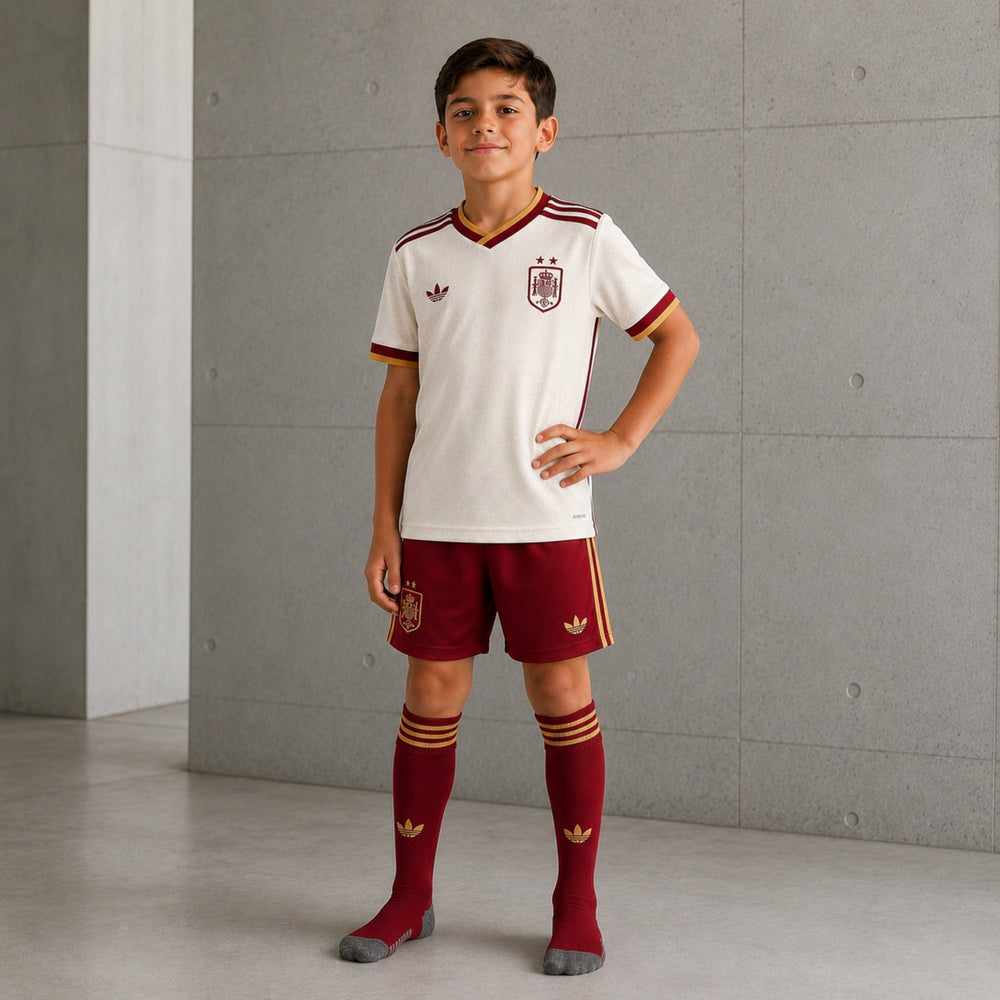 España - Kit Infantil Visitante 26/27 - Copa del Mundo 2026