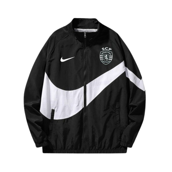 Coupe-Vent - Sporting 25/26 - Noir et Blanc