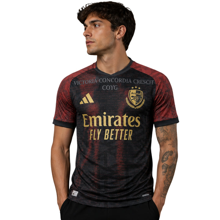 Arsenal Édition Spéciale 26/27 - Version Joueur - Noir et Bordeaux