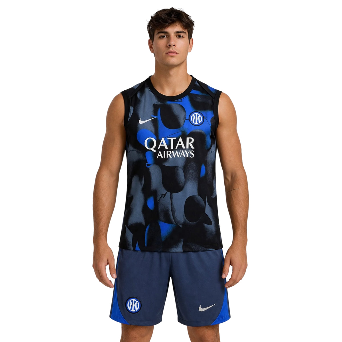 Inter Milan 25/26 - Équipement de Entraînement - Manches Cava - Vue de dos