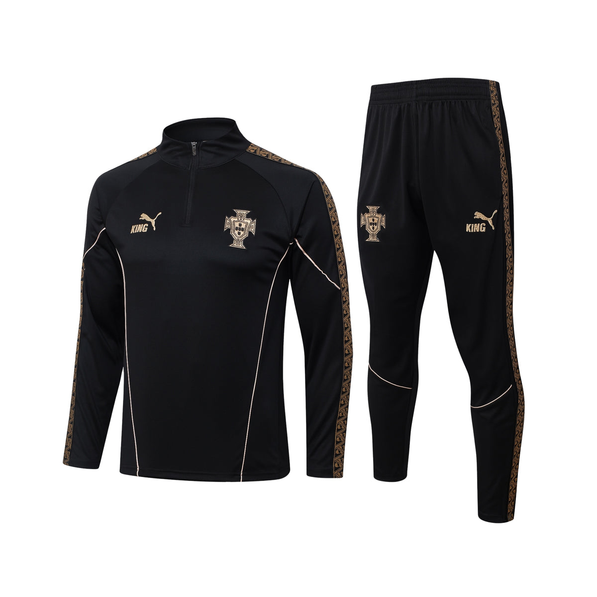 Portugal 26/27 - Survêtement - 1/2 Zip - Noir