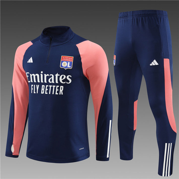 Olympique Lyonnais - Survêtement 1/2 Zip