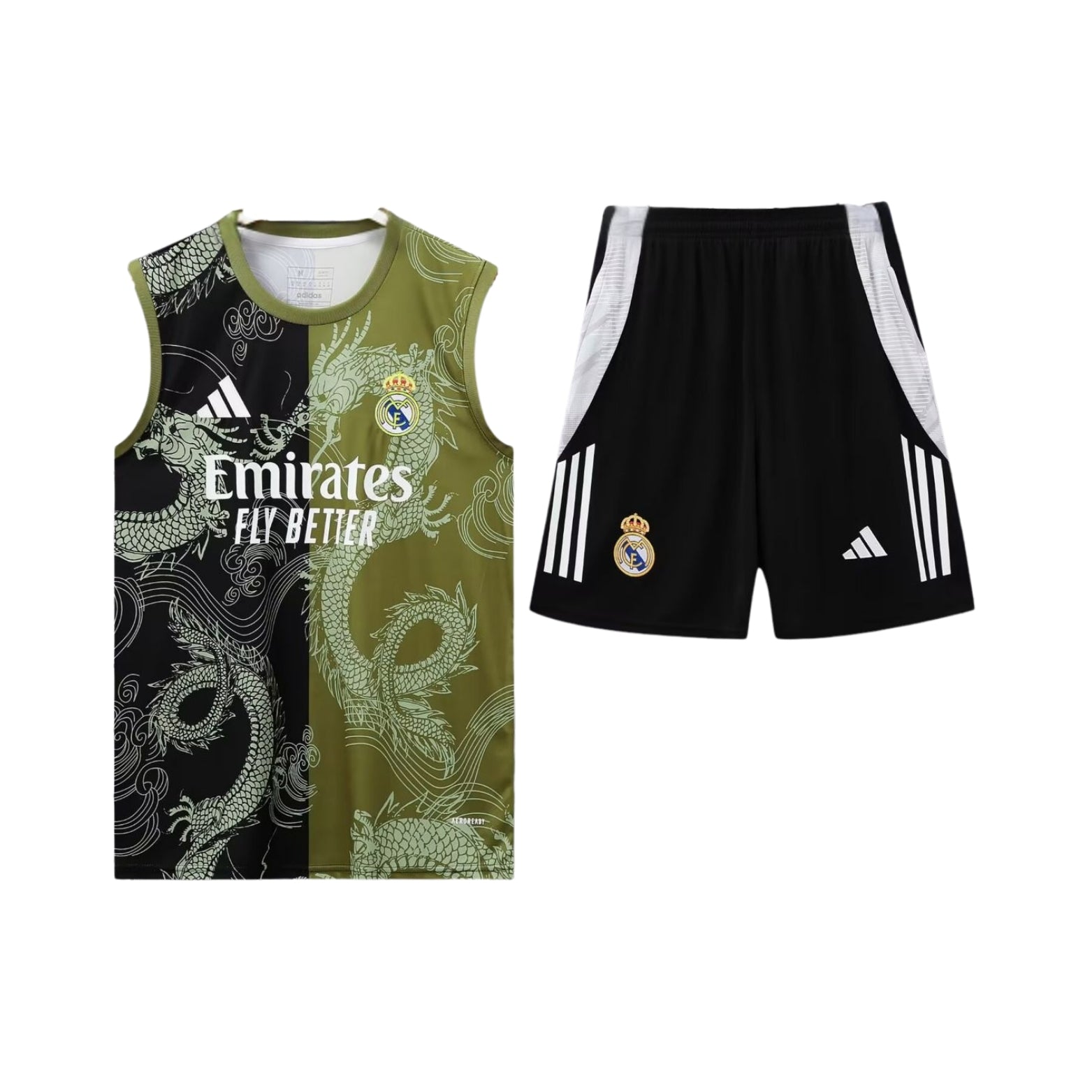 Real Madrid 25/26 - Équipement de Entraînement - Manches Cava