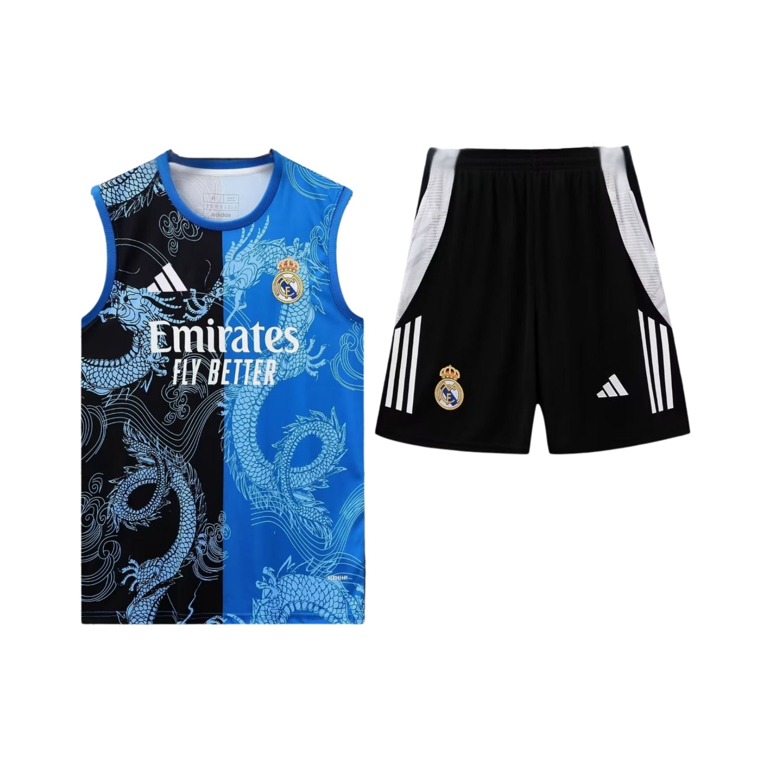 Real Madrid 25/26 - Équipement de Entraînement - Manches Cava