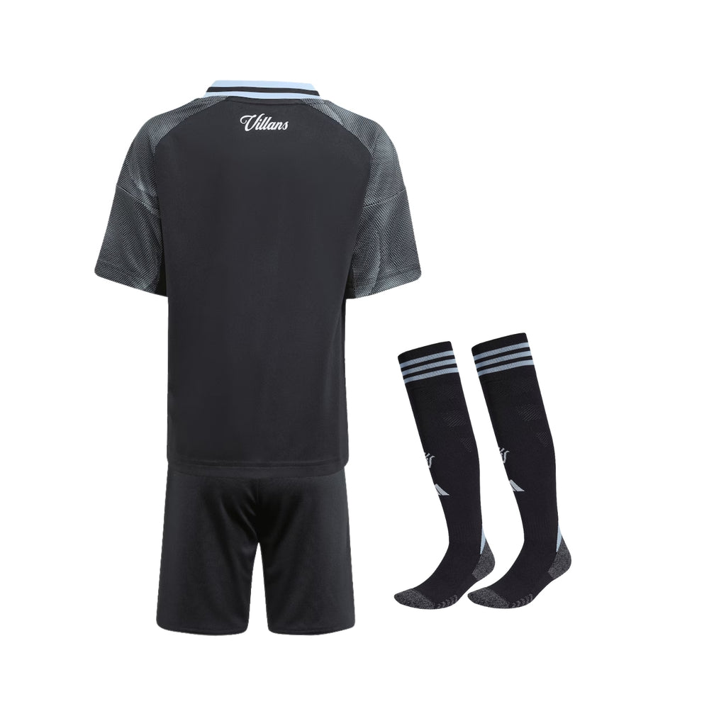 Kit Infantil Aston Villa Visitante 25/26