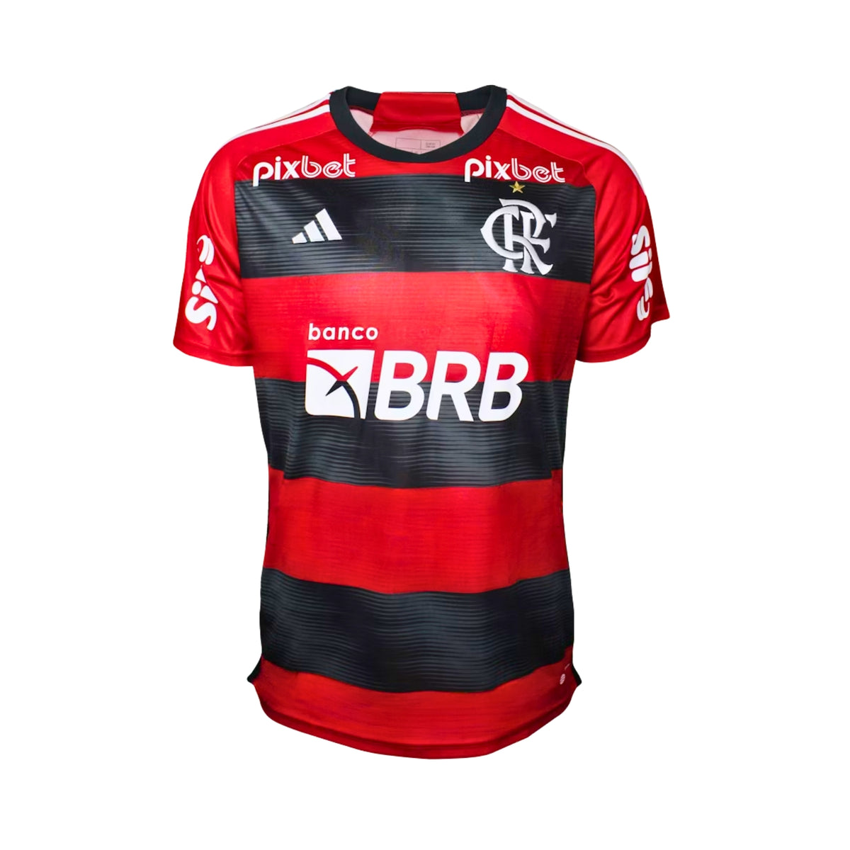 Flamengo Domicile 23/24 - Tous les Sponsors - Vue de face