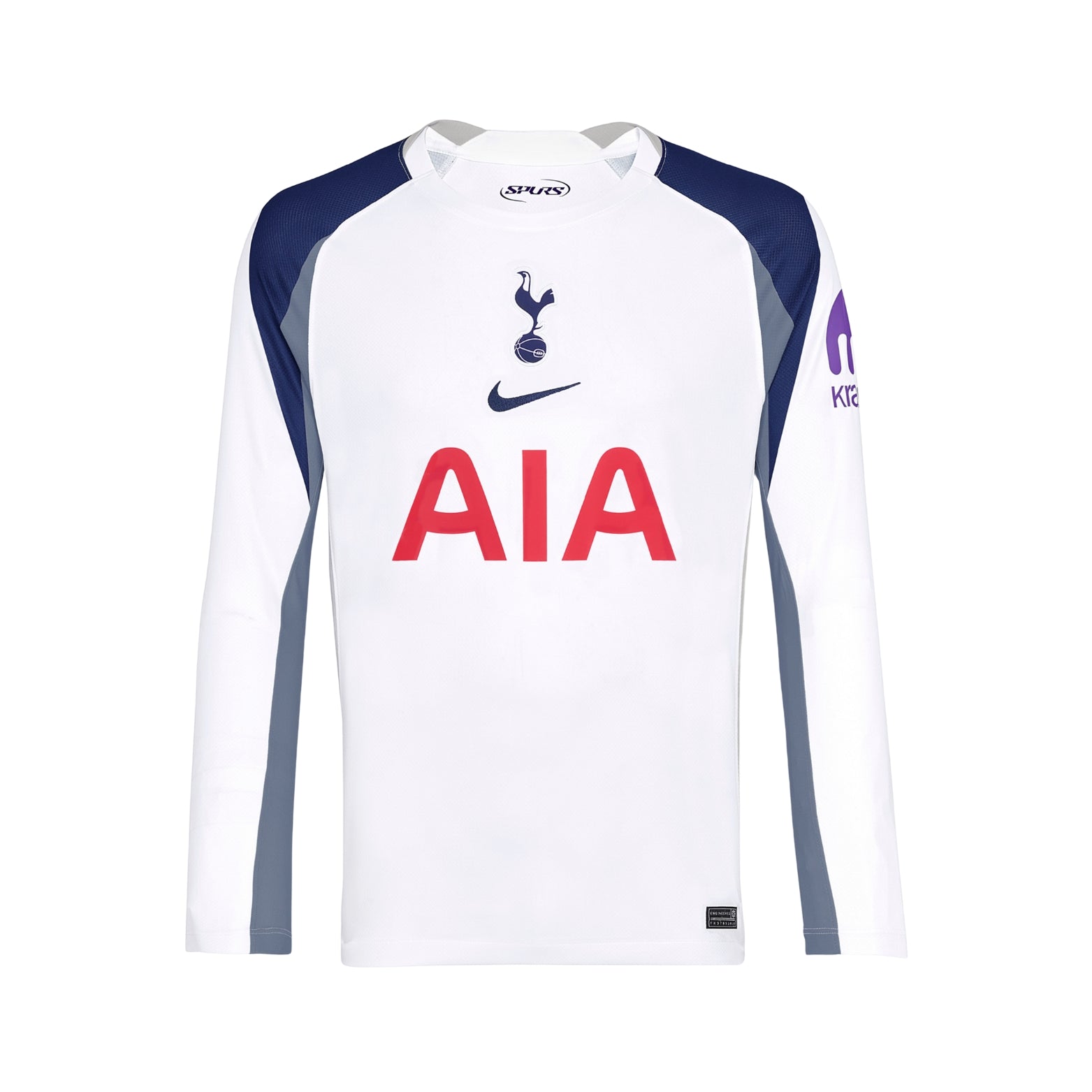 Tottenham Hotspor F.C Domicile 25/26 - Manches Longues - Vue de face