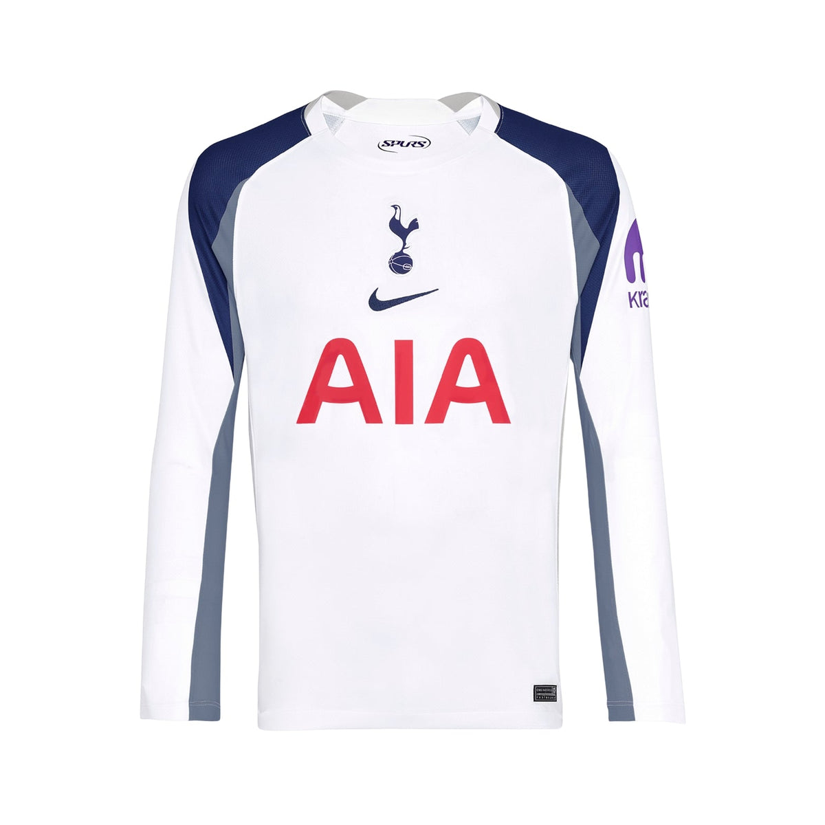 Tottenham Hotspor F.C Domicile 25/26 - Manches Longues - Vue de face