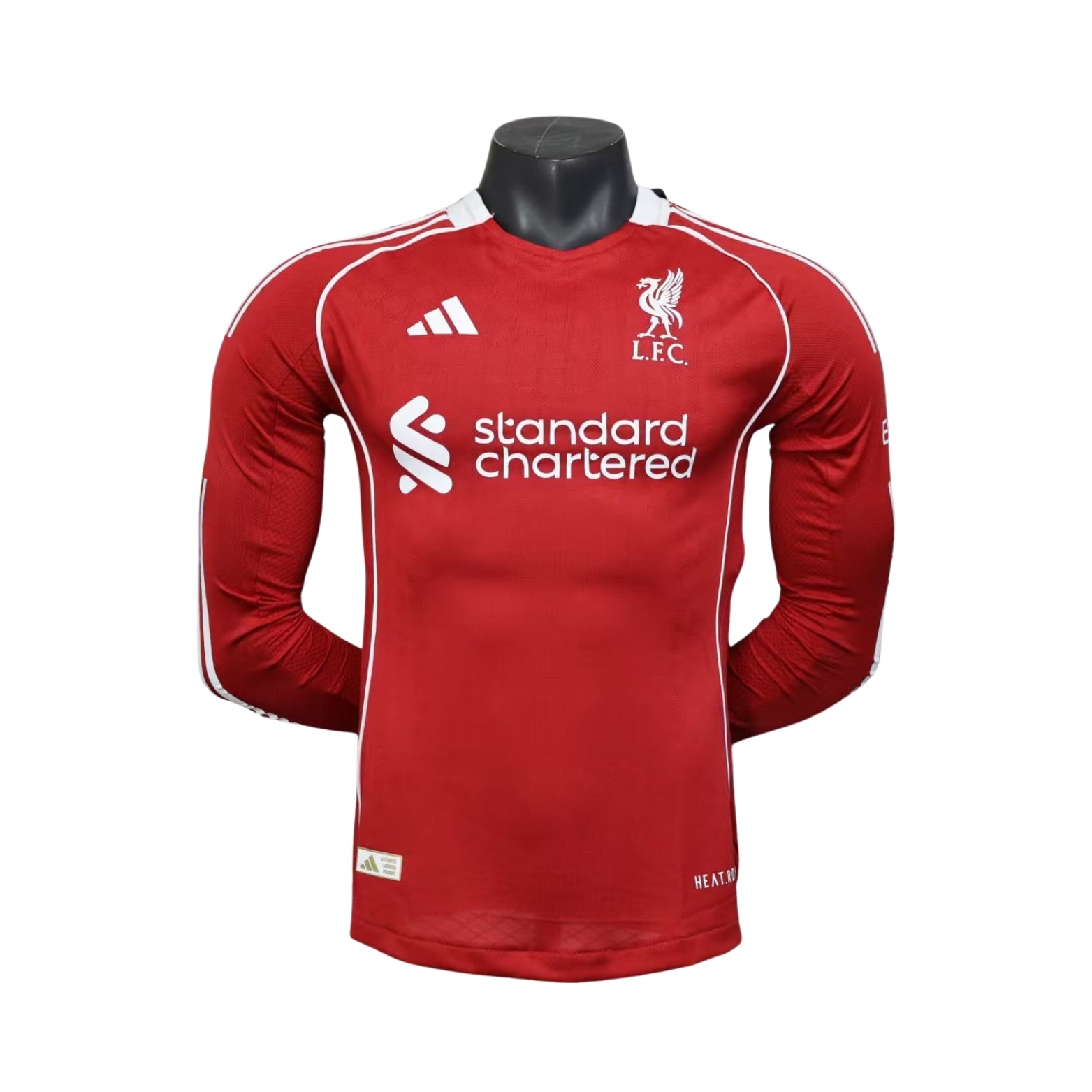 Liverpool Domicile 25/26 - Version Joueur - Manches Longues