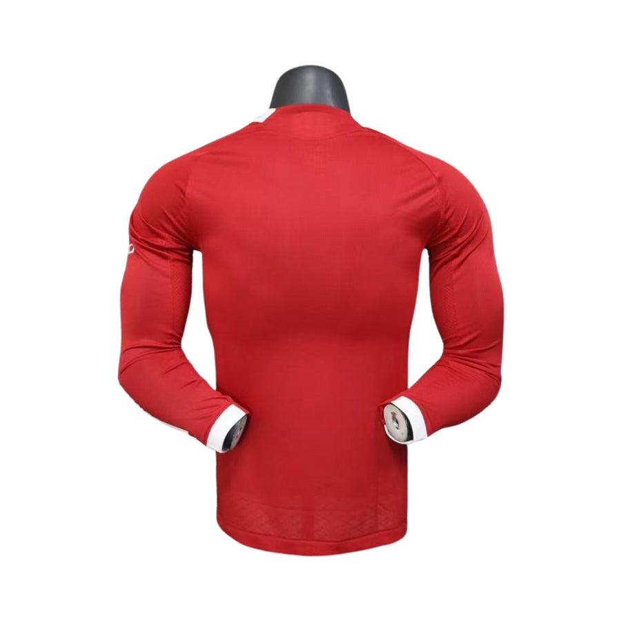 Liverpool Domicile 25/26 - Version Joueur - Manches Longues