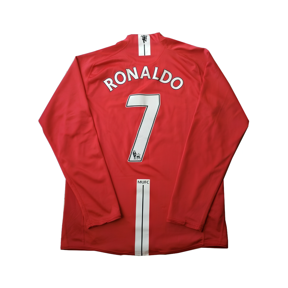 Manchester United Local 07/08 - Final Liga de Campeones - Manga Larga - Ronaldo 7