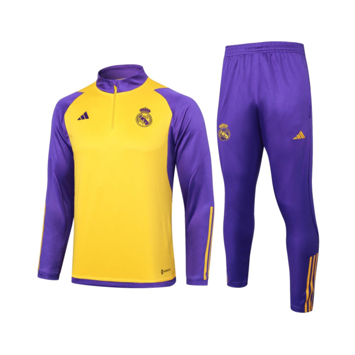 Real Madrid 24/25 - Tracksuit - 1/2 Zip - Yellow and Purple