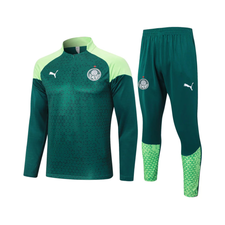 Palmeiras 24/25 - Survêtement - 1/2 Zip - Vert Foncé