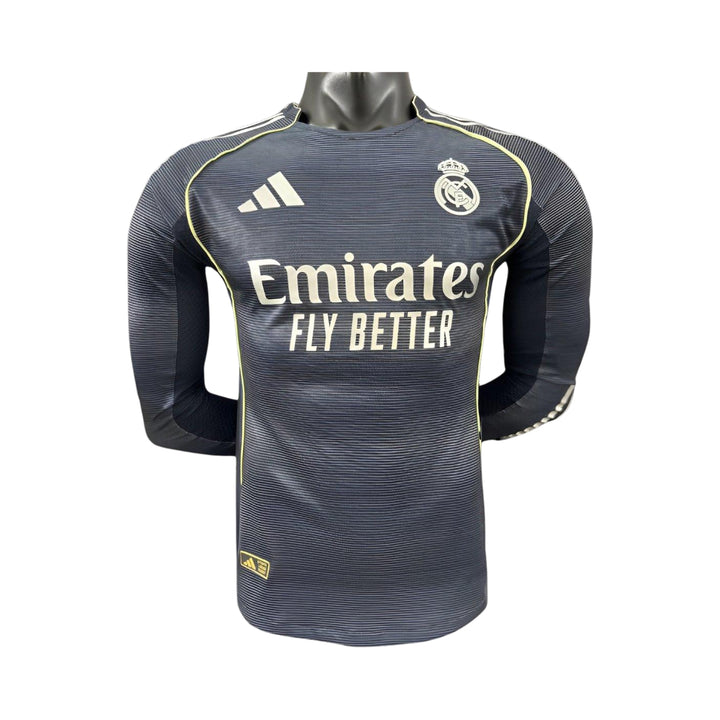 Real Madrid Extérieur 25/26 - Version Joueur - Manches Longues