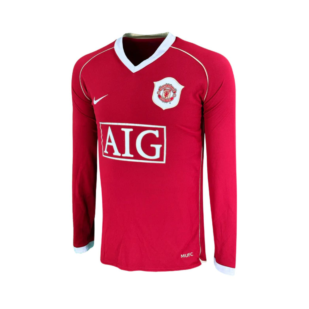 Manchester United Local 06/07 - Manga Larga