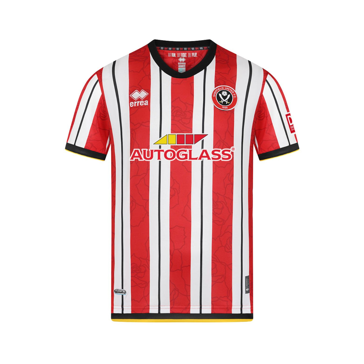 Sheffield United Domicile 24/25 - Tous les Sponsors - Vue de face