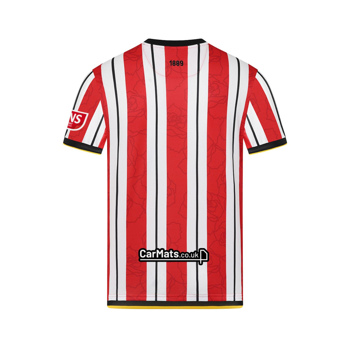 Sheffield United Domicile 24/25 - Tous les Sponsors - Vue de dos