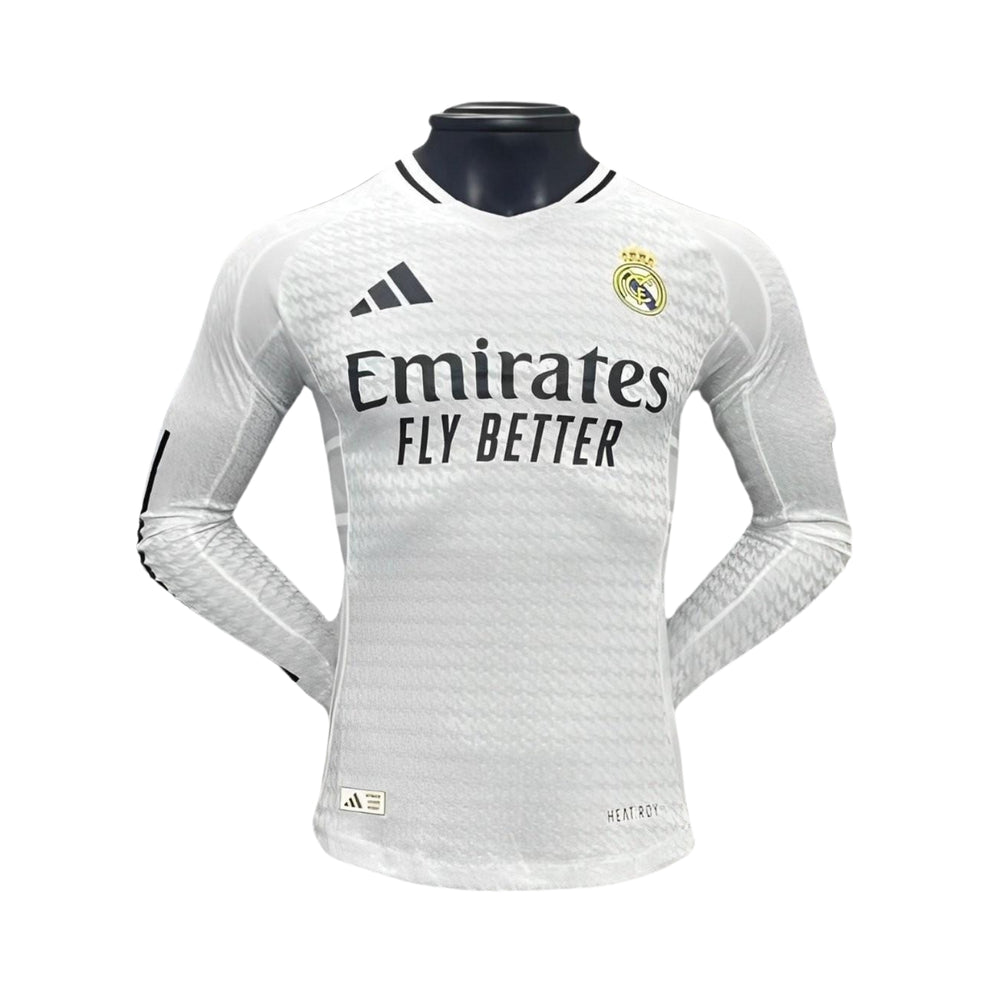 Camiseta Real Madrid Local 24/25 Versión Jugador Manga Larga