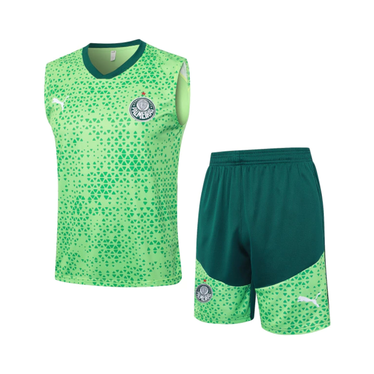 Palmeiras 24/25 - Équipement de Entraînement - Manches Cava - Vue de face
