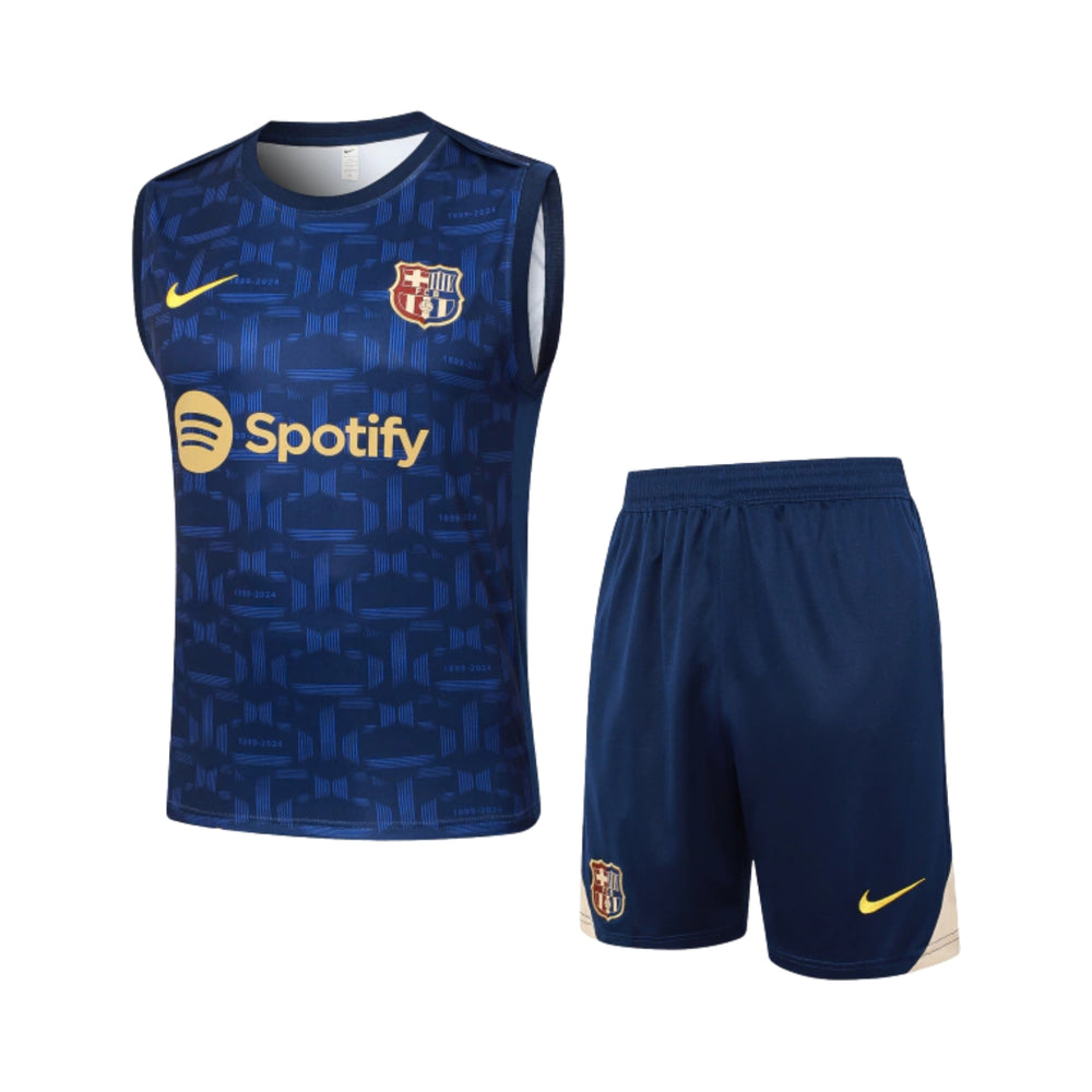 Equipación de Entrenamiento FC Barcelona 24/25 - Manga Sisa