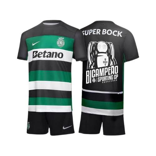 Kit Infantil Sporting Local Edición Especial 24/25 - Edición Doble Campeona