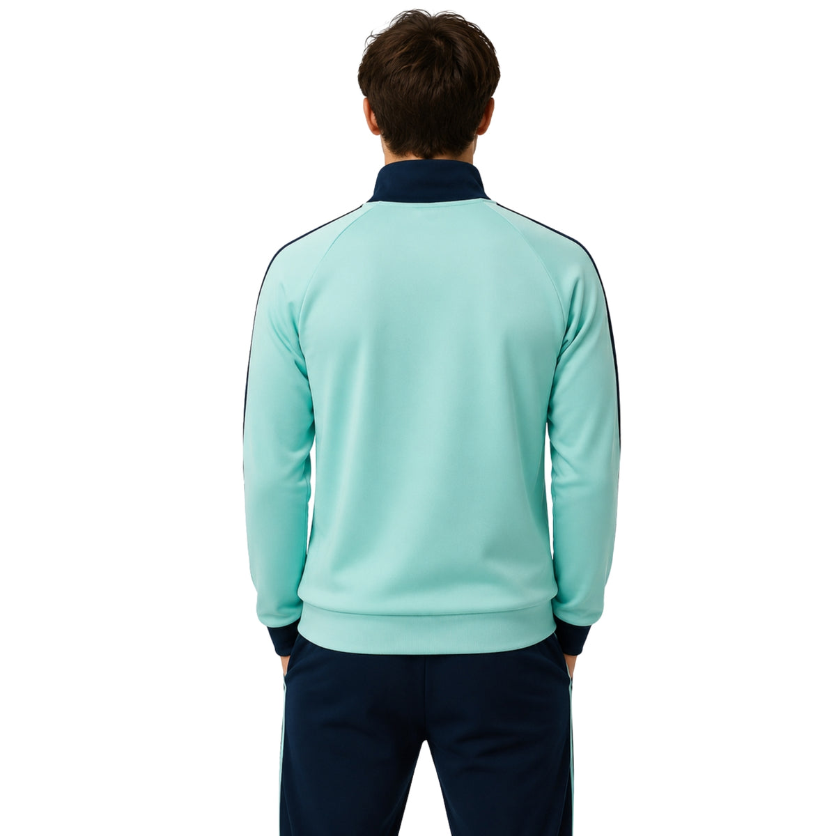 Germany 26/27 - Tracksuit - Full Zip - Light Blue and Navy Blue