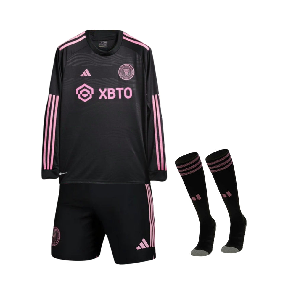 Kit Infantil Inter Miami Visitante 23/24 - Manga Larga