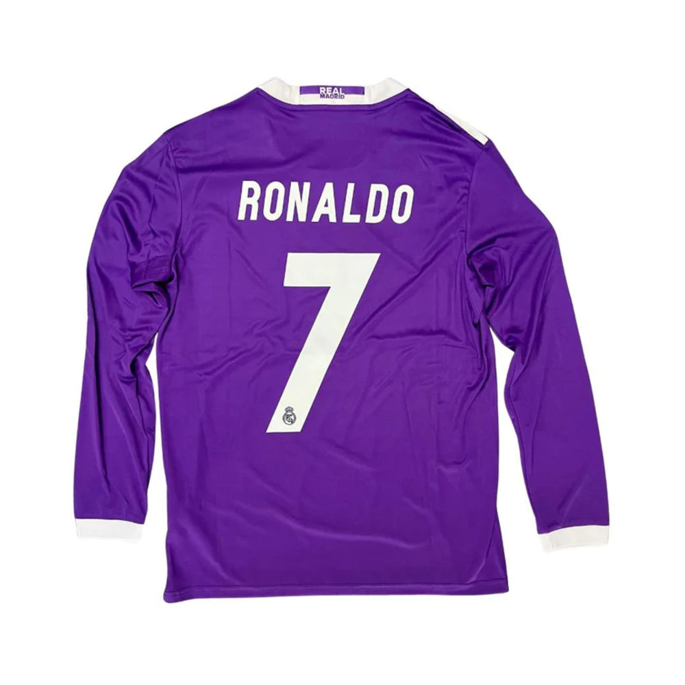 Real Madrid Visitante 16/17 - Manga Larga - Ronaldo 7