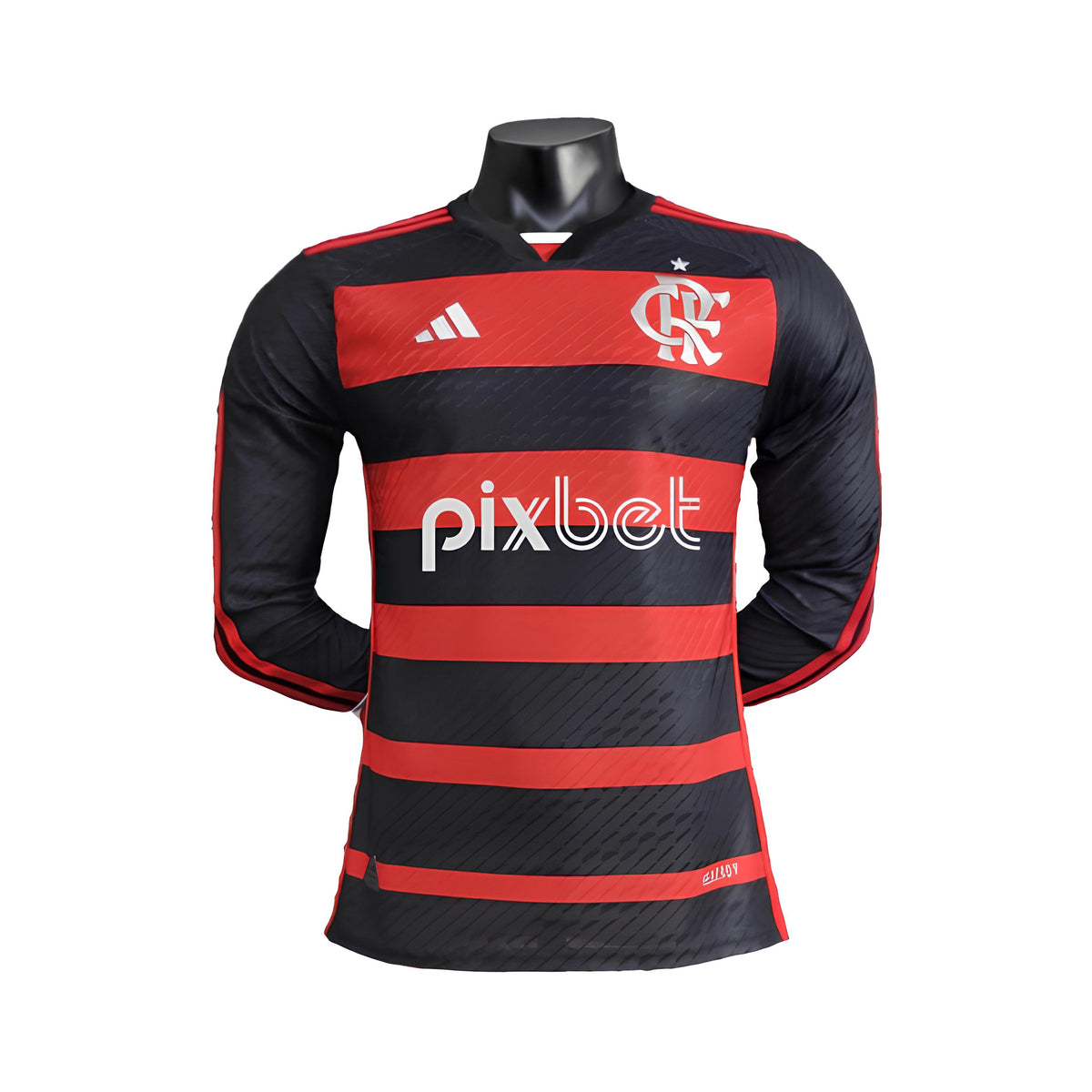 Flamengo Home 24/25 - Long Sleeve - Player Version - Front view