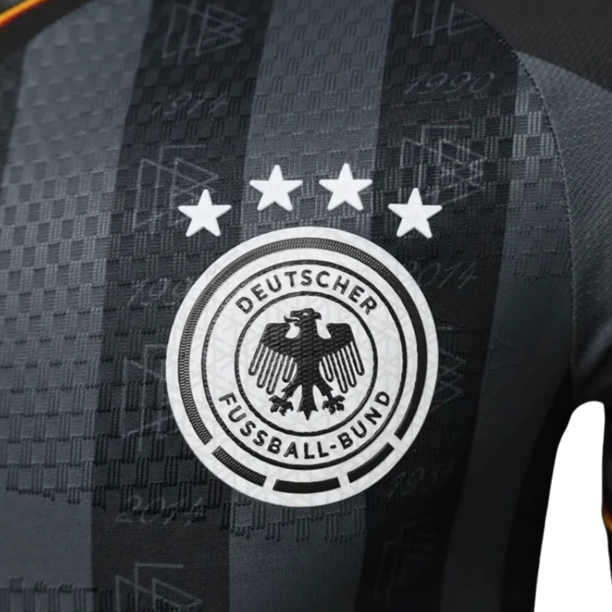 Allemagne Édition Spéciale 26/27 - Coupe du Monde 2026 - Version Joueur - Noir et Gris