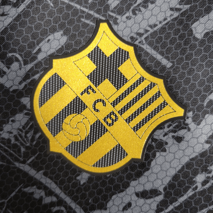 Barcelone Édition Spéciale 23/24 - Gris Anthracite et Jaune