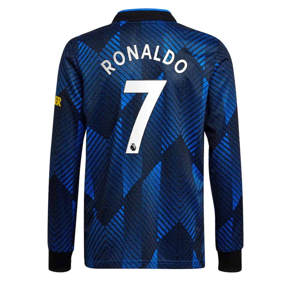 Manchester United Third 21/22 - Long Sleeves - Ronaldo 7 - Front view