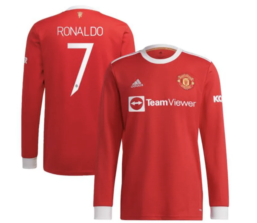 Manchester United Domicile 21/22 - Manches Longues - Ronaldo 7