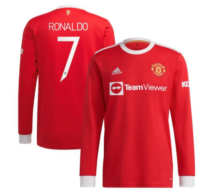 Manchester United Domicile 21/22 - Manches Longues - Ronaldo 7