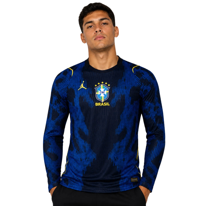 Brésil Extérieur 26/27 - Coupe du Monde 2026 - Manches Longues - Version Joueur