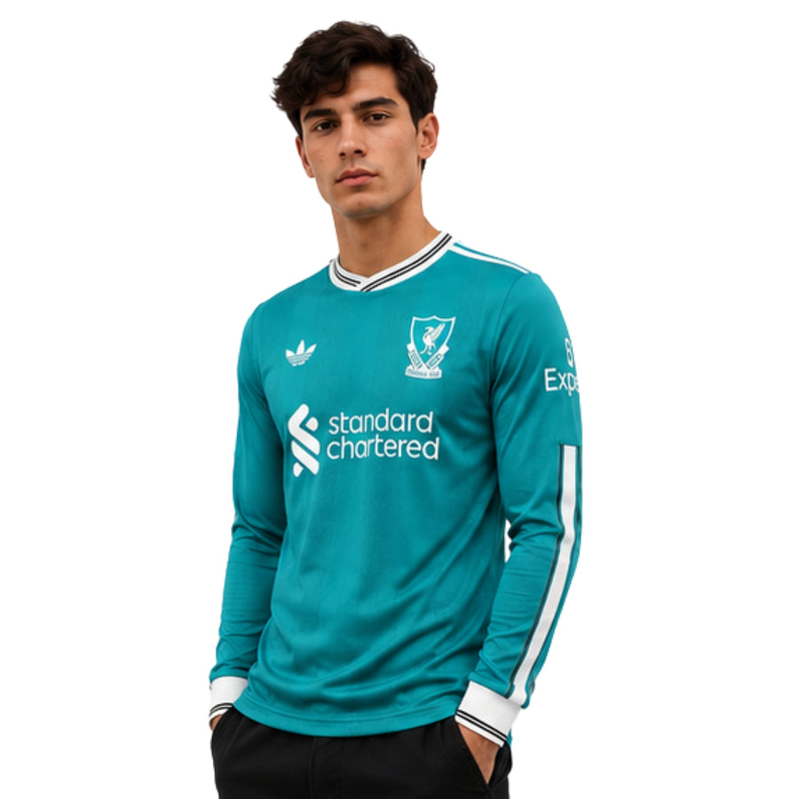 Liverpool Tercera 25/26 - Manga Larga - Versión Jugador