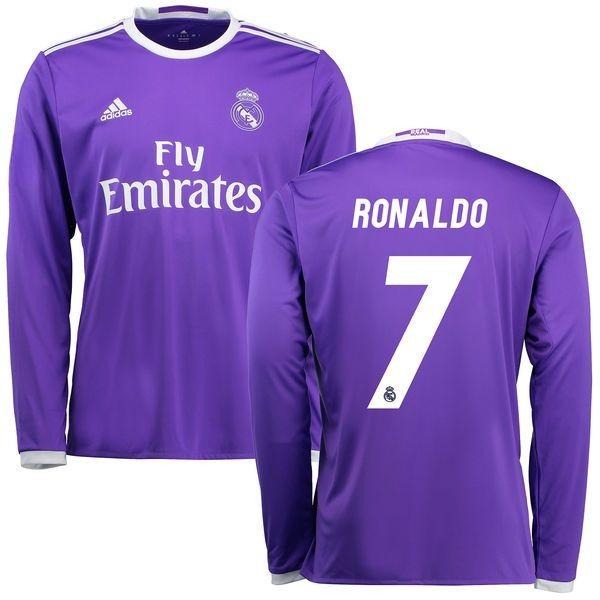 Real Madrid Extérieur 16/17 - Manches Longues - Ronaldo 7