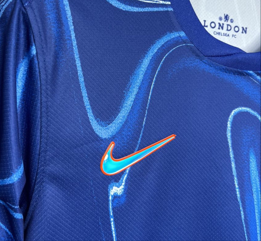 Chelsea Domicile 24/25 - Tous les Sponsors - Porté