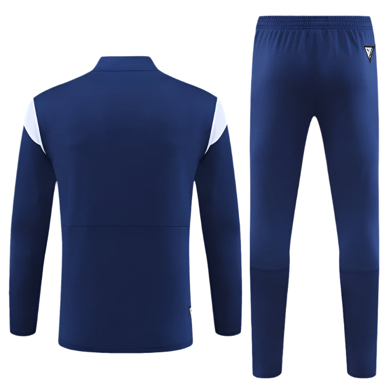 Manchester City - Tracksuit - 1/2 Zip - Navy Blue and White